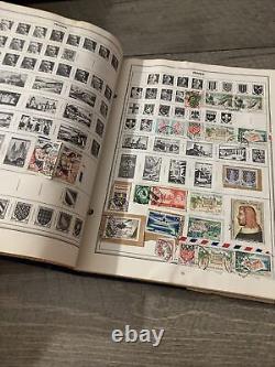 Album de timbres-poste vintage & timbres du monde en élargissement, nouvellement agrandi