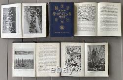 Antique 1919-22 Histoire Des Livres De La Guerre Mondiale Vol # 1-5 Par Frank H. Simonds