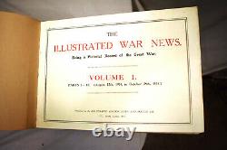 Antique The Illustrated War News Volume 1: Registre Pictural de la Grande Guerre ol1