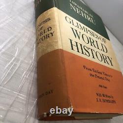 Aperçus de l'histoire mondiale par Jawaharlal Nehru 1942 1ère édition américaine