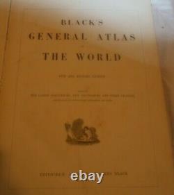 Atlas Général de Black du Monde. Nouvelle Édition Révisée. 1873