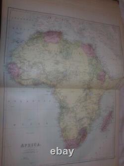 Atlas Général de Black du Monde. Nouvelle Édition Révisée. 1873