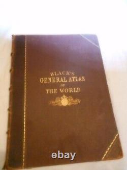 Atlas Général du Monde de BLACK. Nouvelle édition révisée. 1873