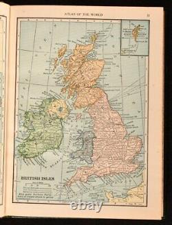 Atlas Pratique du Monde en Couleur de Hammond de 1931