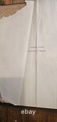 Atlas du Nouveau Siècle de Cram du Monde Indexé par George F. Cram 1901 Relié en Tissu