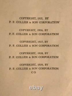 Atlas et guide géographique mondial de Collier (p. F. Collier & Son Corp.) New York 1935