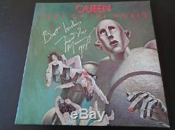 Autographe Queen Freddie Mercury Des Nouvelles Du Monde Lp Une Signature Superbe, Epperson