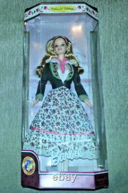 BARBIE AUTRICHIENNE 1998 Mattel POUPEES DU MONDE ÉDITION COLLECTOR Vintage NEUF