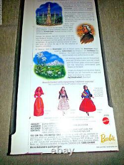 BARBIE AUTRICHIENNE 1998 Mattel POUPEES DU MONDE ÉDITION COLLECTOR Vintage NEUF