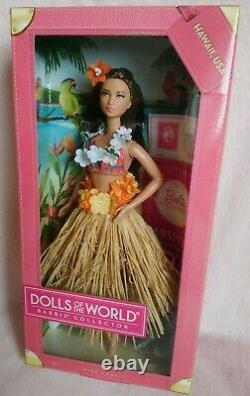 Barbie Dolls Of The World Hawaii USA Passeport Nrfb Neu Nouveau
