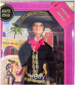 Barbie Mexico Poupées Mariachi Du Monde 2014 Nouveau Nrfb