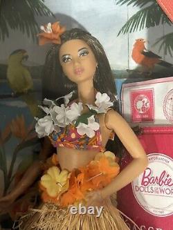 Barbie Passeport Poupées Du Monde Hawaii USA Pink Label W3443 Nrfb