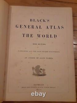 Black’s General Atlas Of The World New Edition 1859