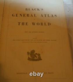 Blacks Atlas Général Du Monde. Nouvelle Édition Révisée. 1873