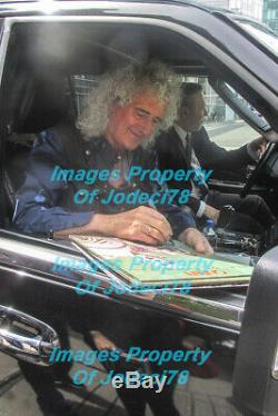 Brian May Roger Taylor Signé Queen Nouvelles Du Monde Vinyle Exact Preuve Jsa Coa