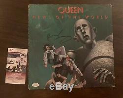 Brian May Signé Queen News Of The World Album Dédicacé Jsa Cc97335