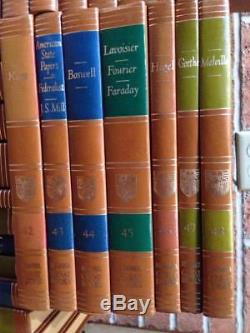 Britannica Grands Livres Du Monde De L'ouest 1952 Set 54 Vol Comme Neuf Navire Gratuit