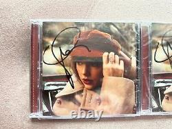 CD signé RED de Taylor Swift Version de Taylor AUTOGRAPHIÉ & PREUVE D'AUTHENTICITÉ