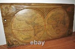Carte Du Monde Antique Une Carte Nouvelle Et Accvrat Du Monde 1651