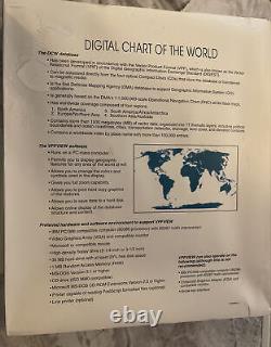 Carte numérique du monde Édition 1 Disques de cartographie de défense Neufs scellés 7/92