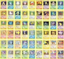 Cartes Pokémon TRÈS RARES DE COLLECTION VINTAGE ERA ÉPUISÉES EN ÉDITION INTÉGRALE 1996+