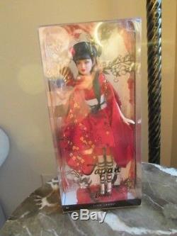 Collection De Poupées Barbie Du Japon Avec Étiquette Rose Du Monde, Neuf Dans Une Boîte