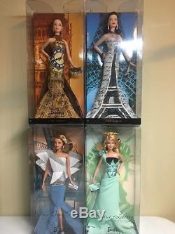 Collectionneurs Barbie Dolls Du Monde Landmark Set New York Sydney Londres Paris