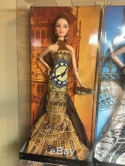 Collectionneurs Barbie Dolls Du Monde Landmark Set New York Sydney Londres Paris