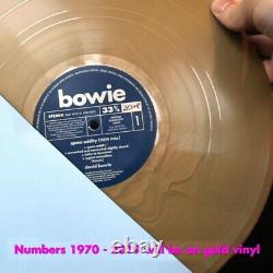 David Bowie Gold Space Oddyity Vinyl, Extrêmement Rare, 1 De 50 Dans Le Monde Fait