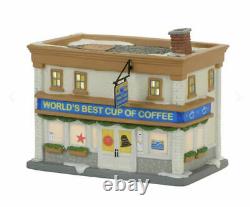 Département 56 Elf The Movie World’s Best Cup Of Coffee Shop New-retired Worlds