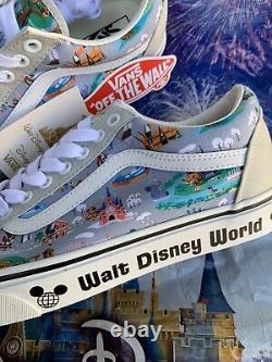 Disney Parks 2022 50ème Anniversaire Magic Vans Of The Wall Chaussures Taille M5/w6.5 Nouveau