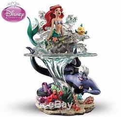 Disney The Little Mermaid Ariel Partie De Son Monde Sculpture Nouveau
