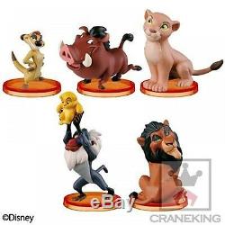 Disney Wcf Monde Collectables Figure Story. 07 Le Roi Lion Ensemble Complet De 7 Nouveau