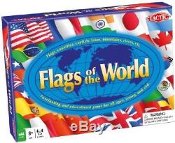 Drapeaux Du Monde Éducatif Amusant Jeu De Cartes Tactic Pays Capitales