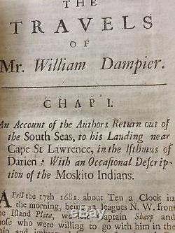 $ Drop! 1698 Dampier, Nouveau Voyage Dans Le Monde, Y Compris L'isthme D'amer