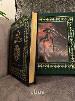 Easton Press LA GUERRE DES MONDES Édition de luxe limitée illustrée NEUF