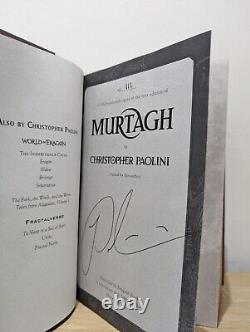 Édition signée - Première édition - Murtagh Le Monde d'Eragon par Christopher Paolini - Nouveau