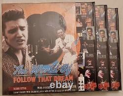 Elvis : Le Monde de Follow That Dream - Coffret de 3 volumes reliés en excellent état.