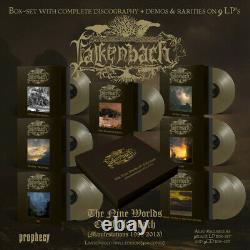 Falkenbach Les Neuf Mondes De Falkenbach Gold Vinyl Box New Sealed