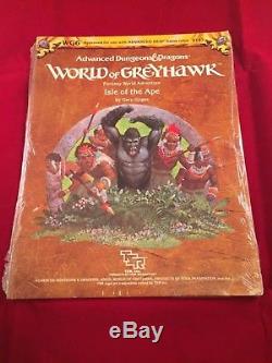 Gt6 Monde De Greyhawk Île De La Singe 9153 V. 1985 Ad & D Newithsealed / Enveloppe De Rétrécissement