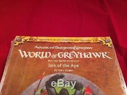 Gt6 Monde De Greyhawk Île De La Singe 9153 V. 1985 Ad & D Newithsealed / Enveloppe De Rétrécissement