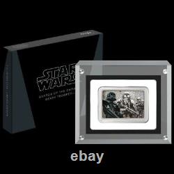 Guards De Star Wars 2020 De L'empire Mort Trooper 1oz Silver 2 $ Niue Box & Coa