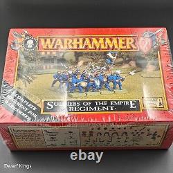 Guerriers de l'Empire de Warhammer Régiment Fantaisie du Vieux Monde Scellé 1998