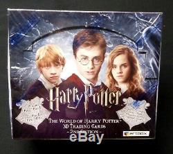 Harry Potter Trading Cards 3d Box 2e Édition Nouvelle 2008 Le Monde De HP Amricon