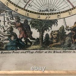 Herman Moll Une Nouvelle Carte Du Monde Entier Vers 1732 Californie Comme Île
