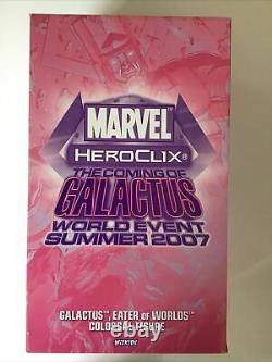 Héroclix L'arrivée De Galactus Figure Nouveau Et Oop Marvel 2007 Événement Mondial