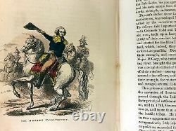 Héros pionniers du Nouveau Monde, Henry Brownell 1855 Planches coloriées à la main Mormon