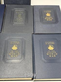 Histoire Picturale de la Seconde Guerre Mondiale 1944-49 Ensemble de 10 Volumes Vintage