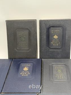 Histoire Picturale de la Seconde Guerre Mondiale 1944-49 Ensemble de 10 Volumes Vintage