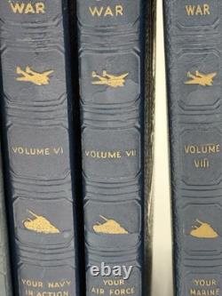 Histoire Picturale de la Seconde Guerre Mondiale 1944-49 Ensemble de 10 Volumes Vintage